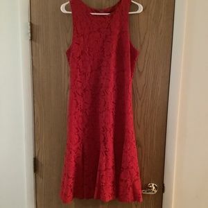 NWT A.B.S.Collection Red Lace Dress Size 10